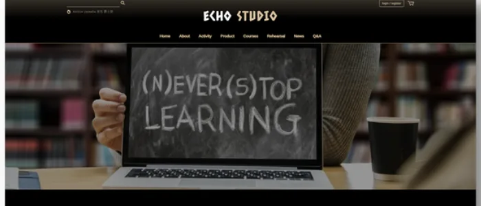 ECHO STUDIO 音樂課程網站 封面